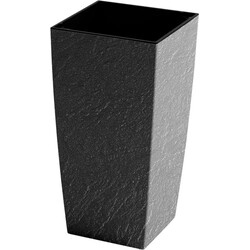 Квітник Plastkon ELIOT Stone 25x46 см антрацит (242342)