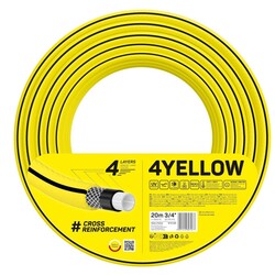 Шланг садовый Cellfast 4YELLOW 3/4" 20м, 4 слоя, до 20 Бар, -10…+50°C (10-520)