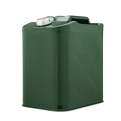 Канистра топливная вертикальная 2E  30л металл 0.8мм, 3.3кг, зеленый (2E-JCM30S)