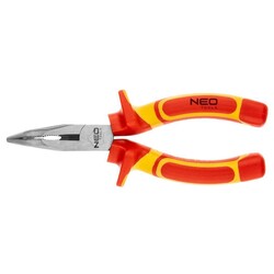 Плоскогубцы изогнутые Neo Tools 160 мм, 1000 В, CrV, полированные (01-227)