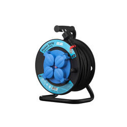 Подовжувач мережі 2E 4XSchuko на котушці, ІР44, 3G*1.5мм, 20м, black (2E-CR4315IP44M20)