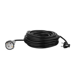 Сетевой удлинитель 2E 1XSchuko, 3G*1.5мм, 20м, black (2E-PC315M20)