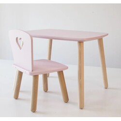 Стол детский Tatoy 4-7 лет, Пудра (БЕЗ СТУЛА) (31002)