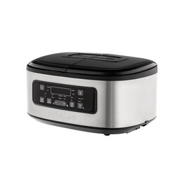 Мультиварка с двумя чашами ARDESTO DMC-SA1212SB LED-дисплей/16 автоматических программ/книга рецепто
