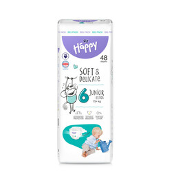 Підгузки Bella Baby Happy (6) Junior Extra 15+ кг, 48 шт (5900516605551)
