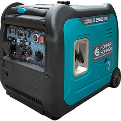 Генератор інверторний бензиновий Könner & Söhnen KS 5500iES ATSR, 230В, 5.5кВт, АВР(ATS), електростартер, 52кг