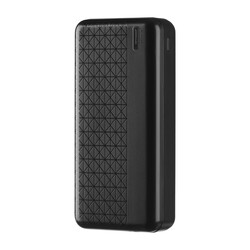Портативний зарядний пристрій 2E 20000mAh, Geometry, PD+QC 3.0 18W, black