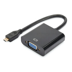 Адаптер Digitus Micro-HDMI - VGA Full HD (DA-70460)