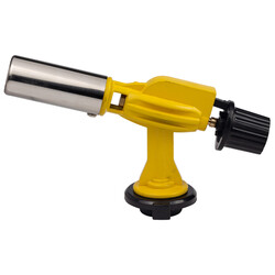 Пальник газовий з керамічним соплом та п'єзопідпалом, суцільнометалевий корпус Ø22мм 136мм SIGMA