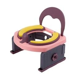 Складной горшок-накладка BabyHood, розово-желтый (BH-137PY)