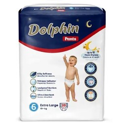 Підгузки Трусики дитячі Dolphin 6 Exta large 15+ кг 20 шт (8680131207251)