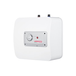 Водонагрівач електричний компактний ARDESTO, 15л, 1,2кВт, монтаж під мийкою, мех. кер-ння, B, Італія, біло-сірий