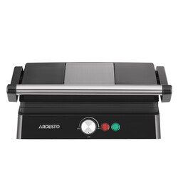 Гриль прижимний ARDESTO GH-1800MB, 1800Вт, розкриття на 180°, чорно-сріблястий