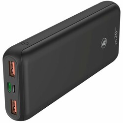 Портативний зарядний пристрій HAMA Power Bank PD 20HD 20000 mAh Grey (00201663)