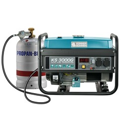 Генератор газово-бензиновий Könner & Söhnen KS 3000G, 230В, 3.0кВт, ручний запуск, 45.4кг (KS3000G)