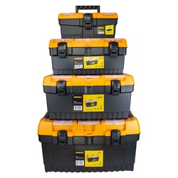 Набір ящиків для інструментів 4в1 320×155×139мм, 413×212×186мм, 486×267×242мм, 564×310×310мм SIGMA