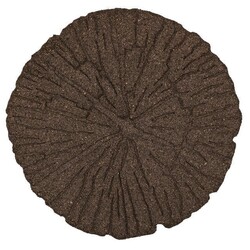 Декор для дорожек для сада MultyHome, диам.45 см, коричневый, "трещины" (55009)