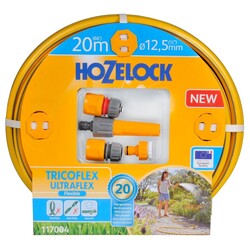 Набір для поливу HoZelock 117004 шланг Ultraflex 12,5 мм 20 м + конектори (10618)