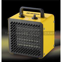 Тепловая пушка электрическая 2E Ceramic, 2кВт, 20м кв, 142м куб/ч, керамический нагрев. элемент (PTC