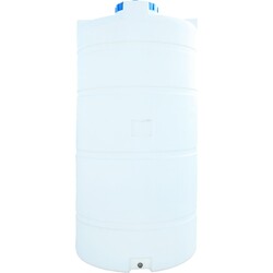 Ємність 3000 л вертикальна ПБ біла (1285)