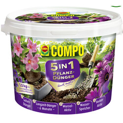 Удобрение микс 5в1 длительного действия для посадки растений COMPO 1,5кг (3025)