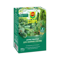 Твердое удобрение длительного действия для хвойных COMPO. Формула NPK 16+4+13. (3854)