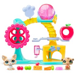 Игровой набор LITTLEST PET SHOP – ФАБРИКА РАЗВЛЕЧЕНИЙ (2 фигурки, фабрика, аксесс.) (00519)