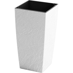 Квітник Plastkon ELIOT Stone 25x46 см білий (242343)