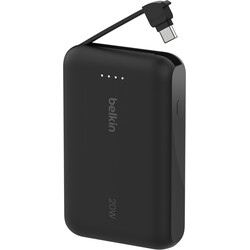 Портативний зарядний пристрій Belkin Power Bank 10000мАч, 20Вт, USB-C, чорний (BPB021HQBK)