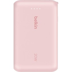 Портативное зарядное устройство Belkin Power Bank 10000мАч, 20Вт, USB-C, розовый (BPB021HQPK)