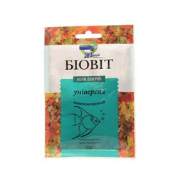 Природа. Корм для риб Биовит Універсал пластинчатий 10 г(4823082404667)