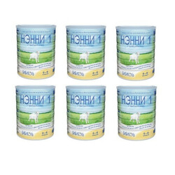 НЕННИ 1. Сухая молочная смесь с пребиотиками,  (0-6 мес), 6х800 г.(9421025232428)