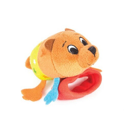 Happy Snail. Іграшка-брязкальце на ручку Ведмедик Берни Happy(94690462614899)