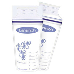 Lansinoh. Пакеты для хранения замороженного грудного молока, 180 мл (2 шт., из полиэтилена) (EN1012)