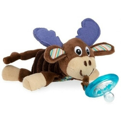 Nuby. М'яка іграшка Олень, з утримувачем для пустушки(2000127071714)