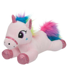 Toy World. Игрушка мягкая Единорог роз рад.вол 20см (7296149170152)