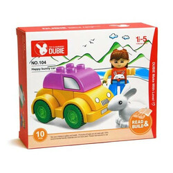 Игрушка Конструктор Счастливый зайчик 10 элементов D1 (0250010706571