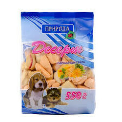 Природа. Десерт для собак сирний коктейль 550г(4820157401859)