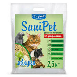 Природа. Наповнювач Природа SaniPet універсальний яблуко 2,5кг(4823082407934)