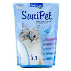 Природа. Наполнитель SaniPet силикогелевый 5л(4823082402670)
