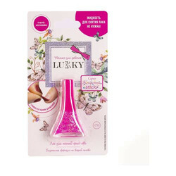 LUCKY. лак д.нігтів "Конфетті-мікс" малиновий перламутр 5,5 мл(4630073231177)