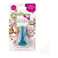 LUCKY. лак д.нігтів "Конфетті-мікс" бірюзовий перламутр 5,5 мл(4630073231160)