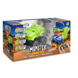 Monster Smash - Ups.  Автомобіль CRASH CAR S2 на р/у - КІБОРГ(зелений, аккум. 3.7V) (TY6082A)