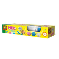 Ses. Незасыхающая масса для лепки - МИКС (3 цвета, аксес., в пластиковых баночках) (00434S)