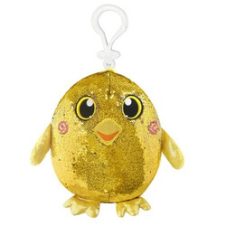 Shimmeez. Мягкая игрушка с пайетками SHIMMEEZ S2 - РАДОСТНАЯ УТОЧКА (9 см, на клипсе) (SMZ01000Du)