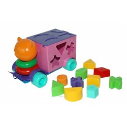 Тигрес. Машинка-сортер-пірамідка(39177)