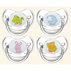 Canpol.Пустышка силиконовая круглая 18+