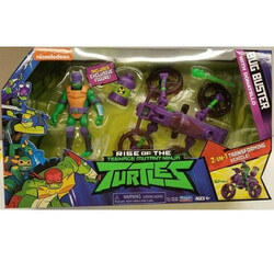 TMNT. Бойовий транспорт серії "Еволюція Черепашек-Ниндзя" - МОТОЦИКЛ і экскл. фігурка ДОНАТЕЛЛО(82489)