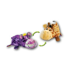 ZooPrяtki.  Мягкая игрушка с пайетками 2 в 1 - ЖИРАФ-БЕГЕМОТ (30 cm) (519IT-ZPR)