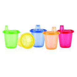 Nuby. Набір скляночок, 210 мл 6 шт(91121)